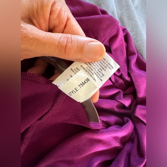 Pennington’s 1x purple bolero shrug. Perfect for fall. - Picture 6 of 9